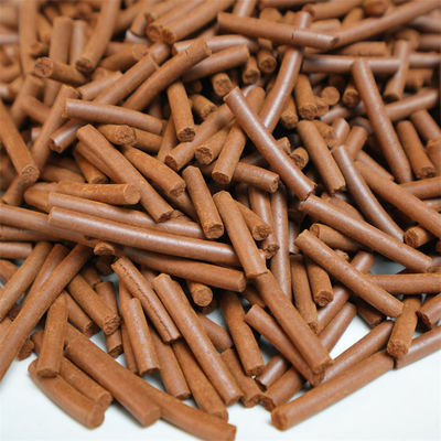 Iron Oxide Pellets Desulfurizer 0.6-0.9g/cm3 Bulk Density Yellow And Brown Long Granule